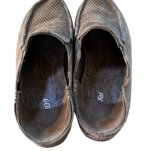 OluKai Moloa Kohana Perforated Leather Slip-On Shoes – Men’s Sz 11 (Brown) main image 4